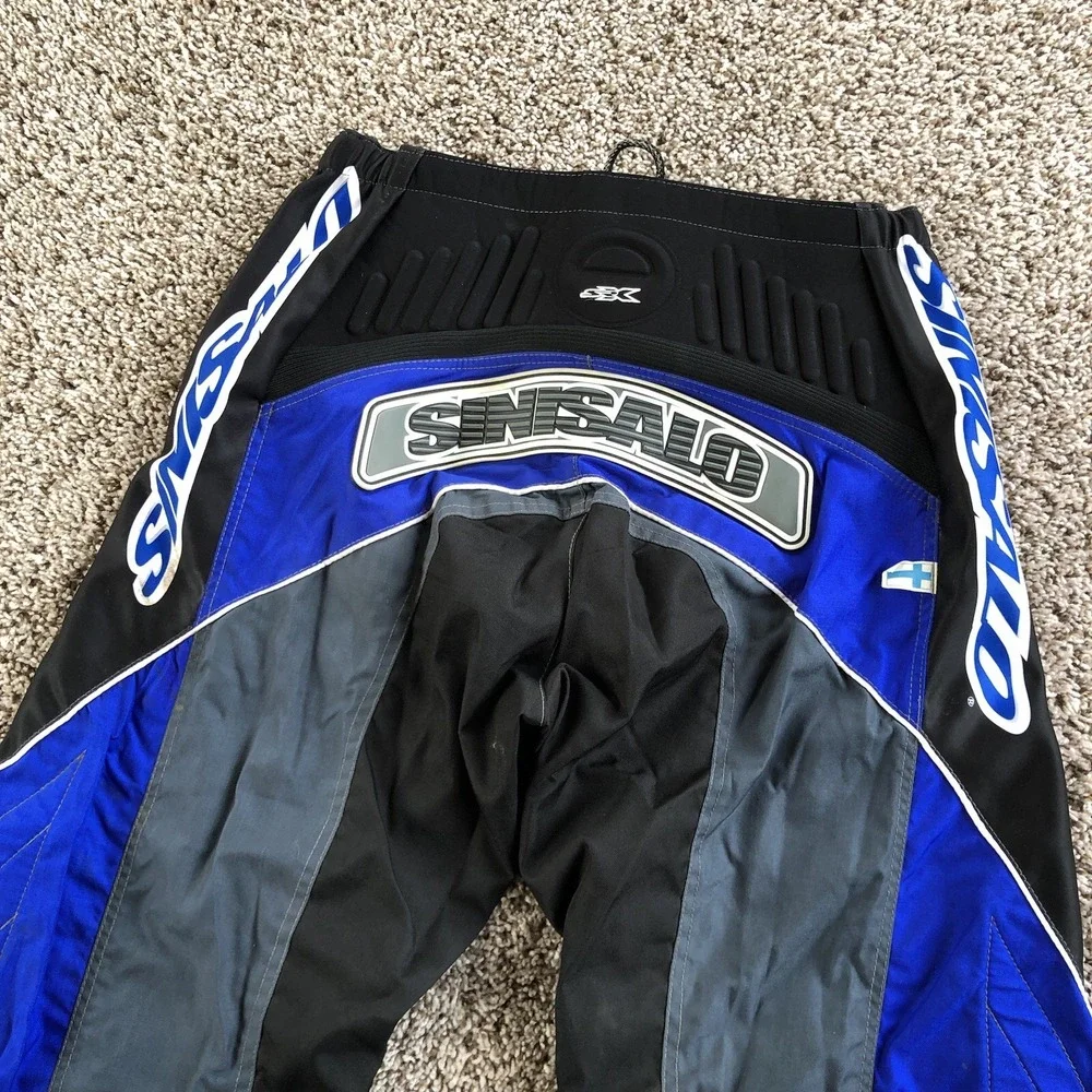 Vintage Sinisalo Pants Mens 38 Racing Worldwide Motocross Biker Y2K Finland Made